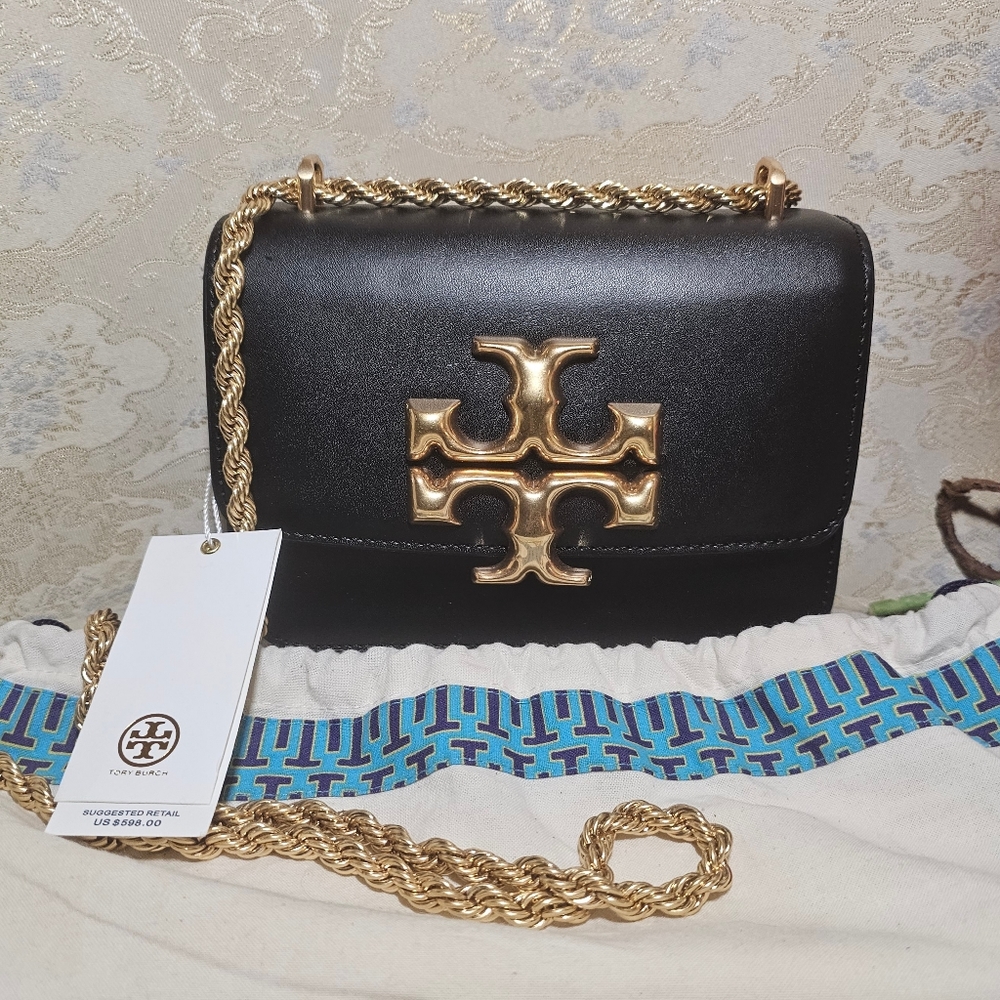 Tory Burch Eleonor Mini Crossbody Leather Bag - Picture 3 of 10